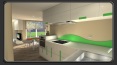 3D načrt arhitekture kuhinje