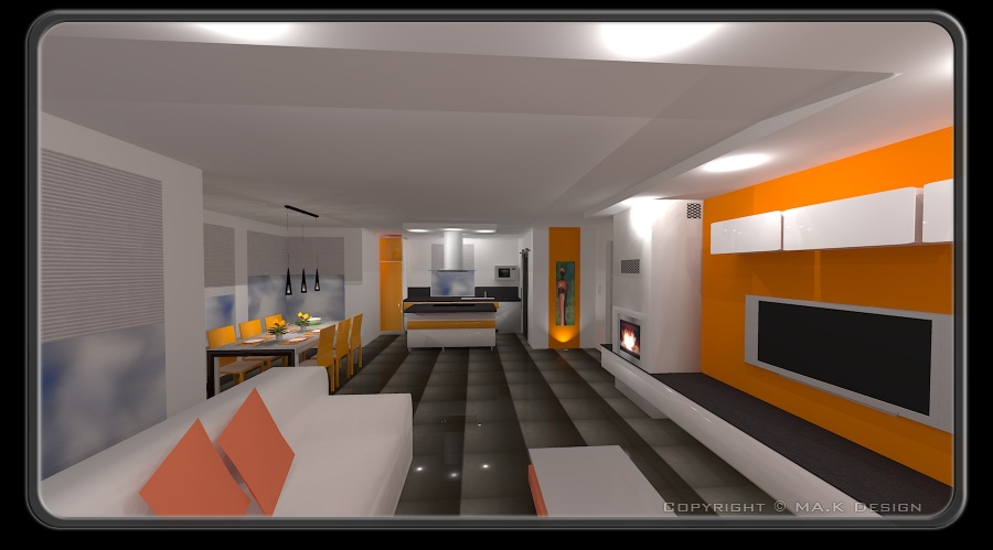 Vila v Dolenjskih Toplicah - notranja arhitektura 